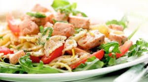 Ensalada de Pasta con Salmon