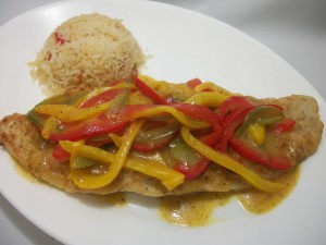 Receta Pescado al Pimiento