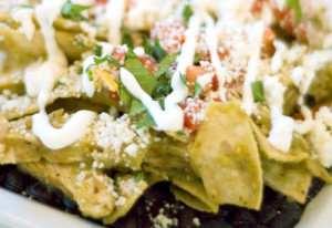 Receta Chilaquiles Verdes