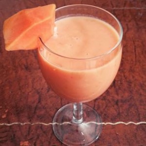 Receta Licuado de Papaya