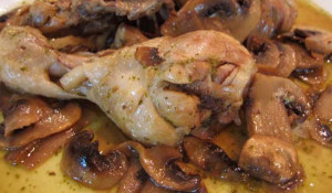 Receta Pollo con Champiñones